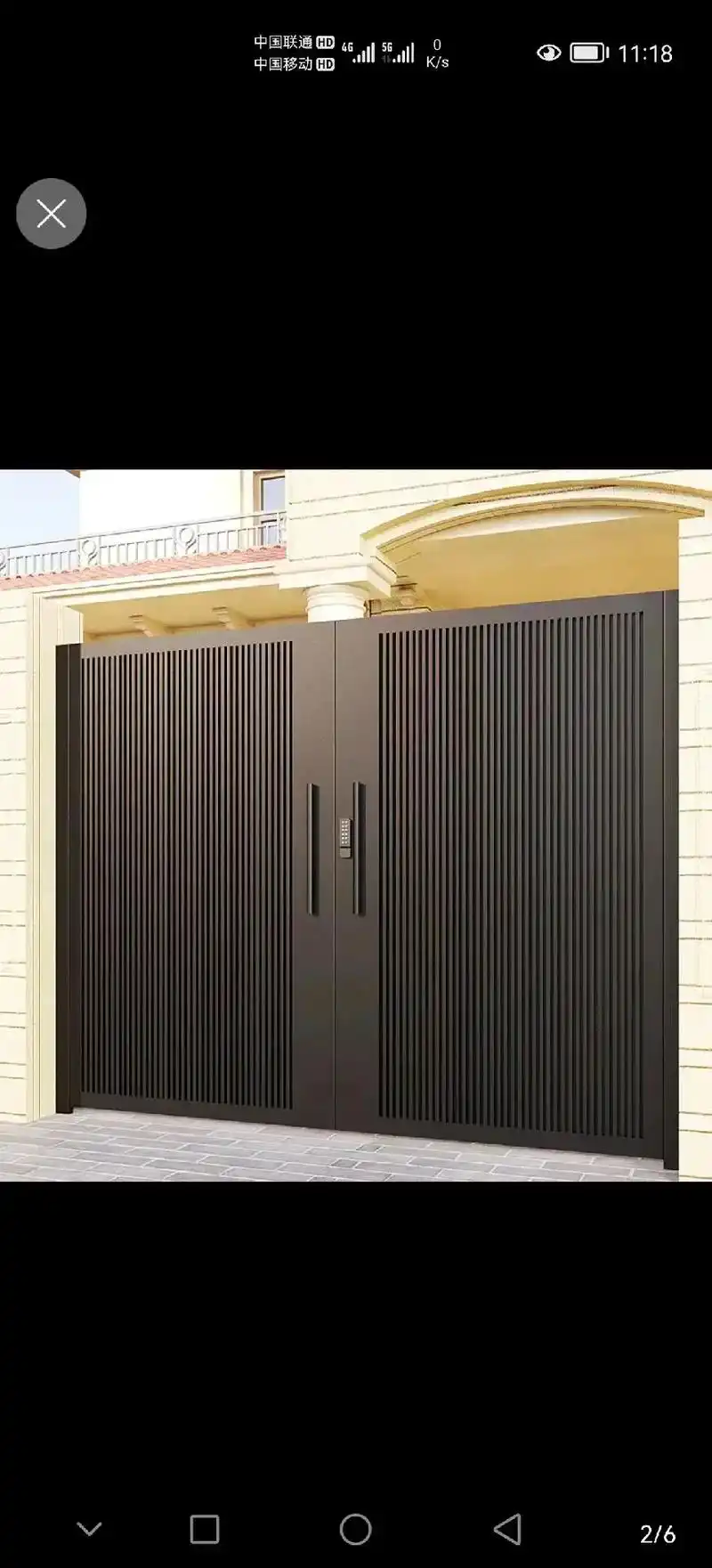 我要上热门 精雕铸铝庭院大门/农村自建房围墙庭院大门/别墅 - 抖音