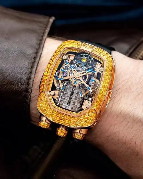 全球限量一支捷克豹联名布加迪w16发动机