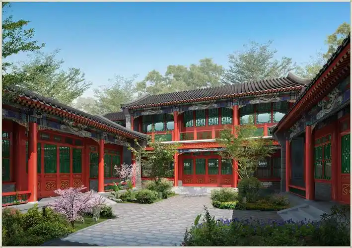 【】中式会馆,连排别墅