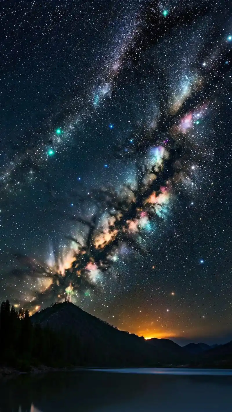 试试这些4k超高清竖屏星空壁纸吧!