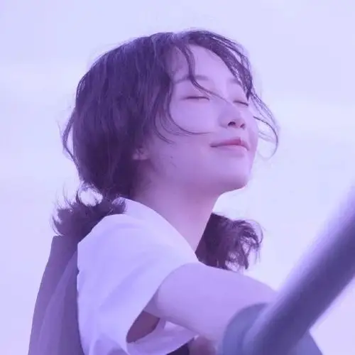 梦幻唯美紫色系女生头像做个快乐又温柔的人吧