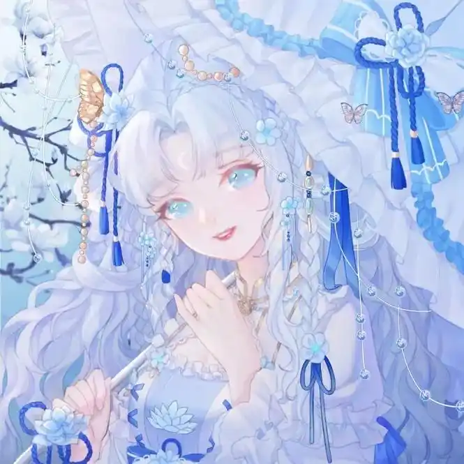 古风头像 #仙气长裙怎么画 - 抖音