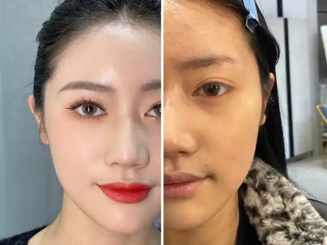 妆前妆后对比照只想让你好看的化妆师