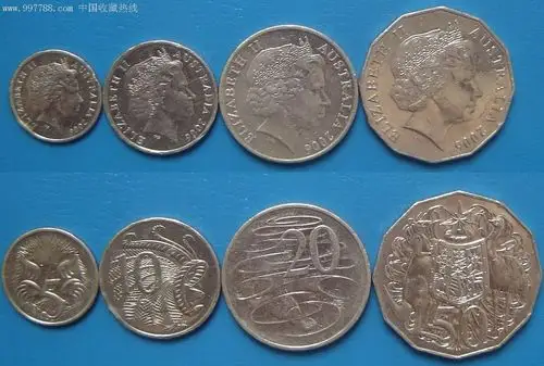 乐藏阁澳大利亚2006年同年号硬币4枚