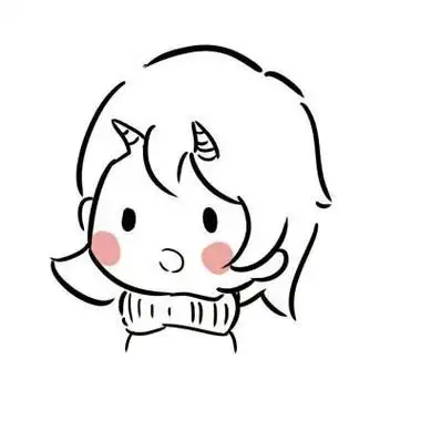 动漫头像女生可爱萌二次元简笔画