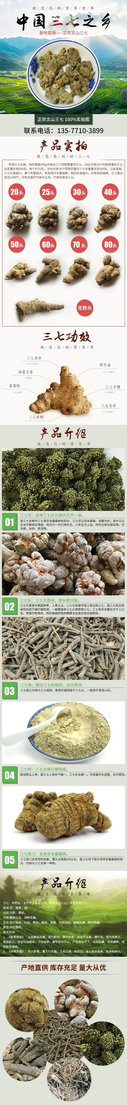 药材植物 详情页 三七---详情1