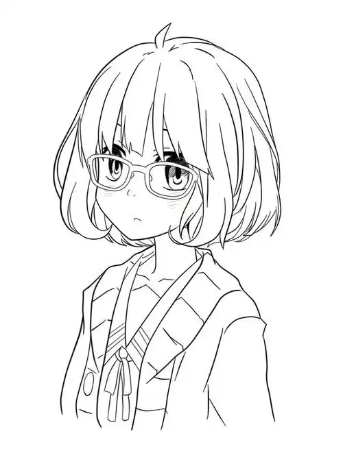 动漫线稿合集下载萌女群清新唯美人体pose线稿古风厚涂