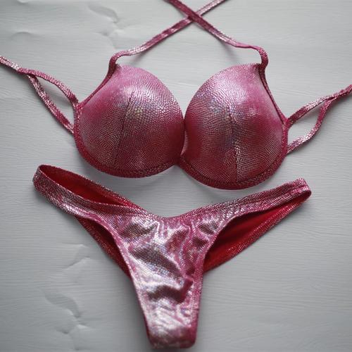 健美比赛比基尼赛服 健体形体比基尼 钢托小姐健身定型聚拢b08