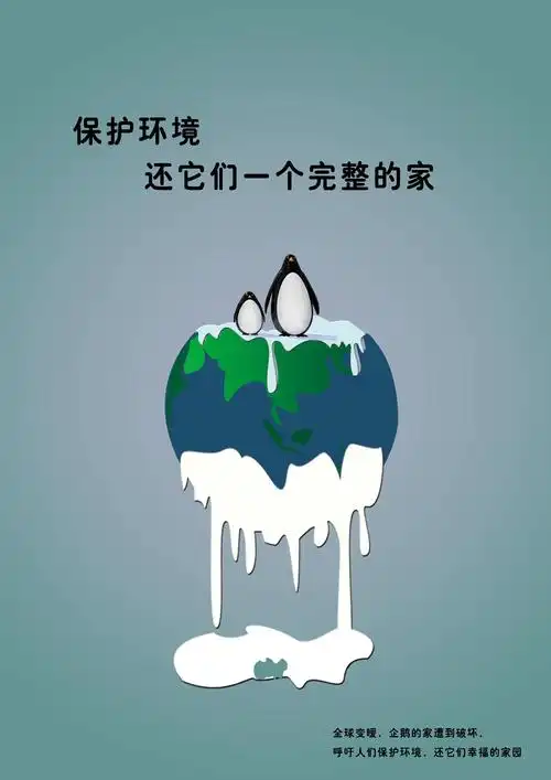 保护环境公益海报