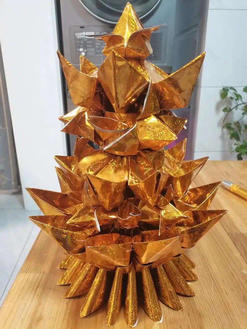 辈辈发金山 - 暖心向阳(手工折纸) - 抖音