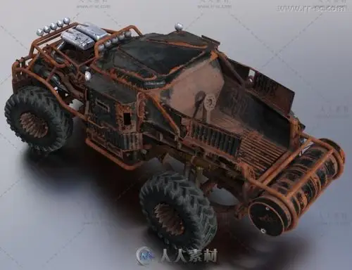 末日强大的僵尸装甲车3d模型合辑