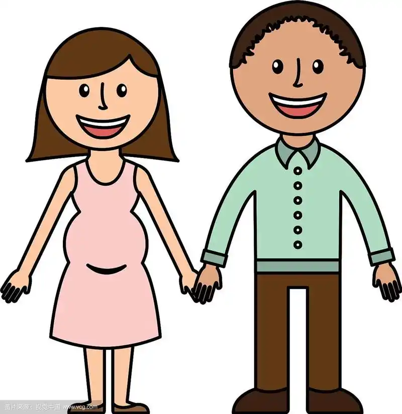 可爱的父母夫妇图标