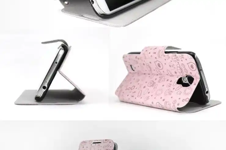 西马龙 超可爱女生专用摩丝皮套 适用于三星i9500皮套 i9508手机保护