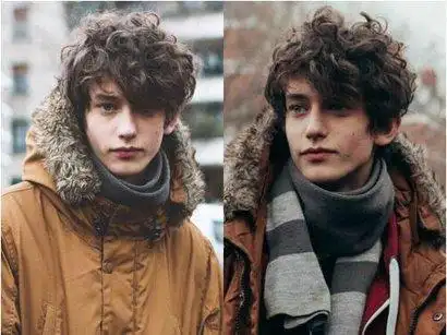 景甜赵丽颖喜欢的泰迪卷男生烫会怎样? 男生泰迪卷短发发型图片