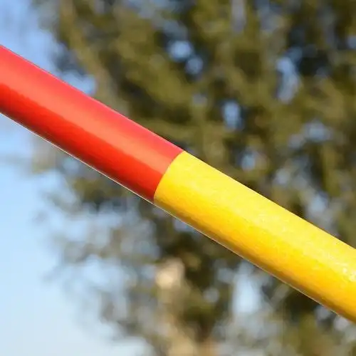 跳高杆标准4m学校比赛专用尼龙架架训练滑轮架跳高架跳高杆横杆跳高