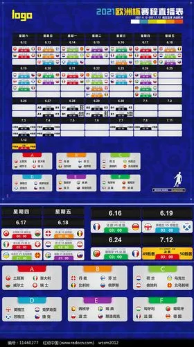 2021欧洲杯赛事转播表