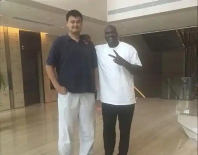 一张图告诉你!姚明比强森壮多少(第319期)