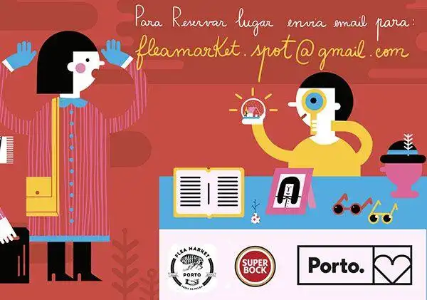 flea market poster : poster project for oporto flea market