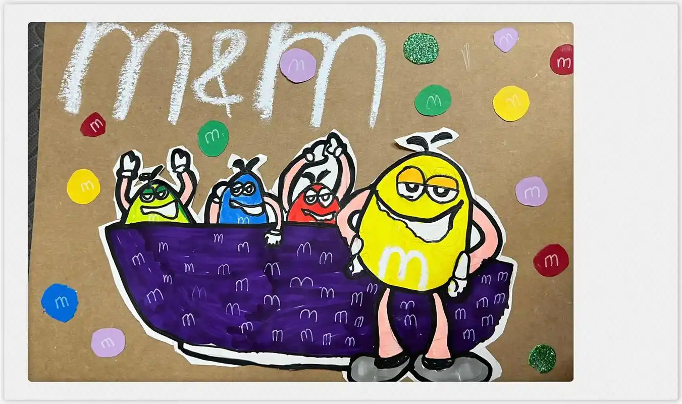 m豆.5到7岁小朋友作品#画画使我快乐 #作品欣赏 #儿童创 - 抖音