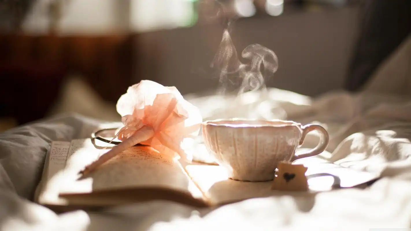 唯美咖啡杯电脑壁纸图片下载