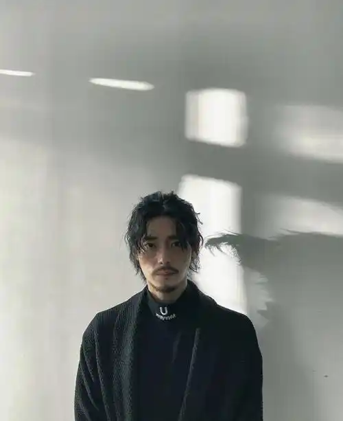 日系纹理烫,武士头绝配_发型_酷帅_popo,男生发型参