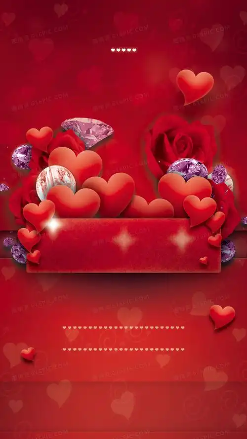 浪漫情人节h5背景