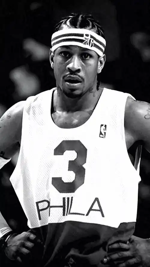 艾弗森黑白壁纸赏析青春就是这么简单