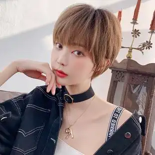 假发女短发 网红帅气中性韩版波波头自然新式发套bobo头时尚假发