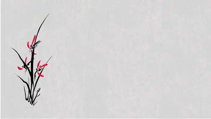 13张雅致古典水墨中国风ppt背景图片