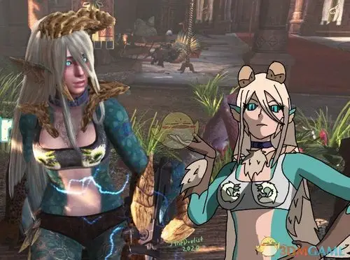 怪物猎人世界雷狼龙娘化套装mod