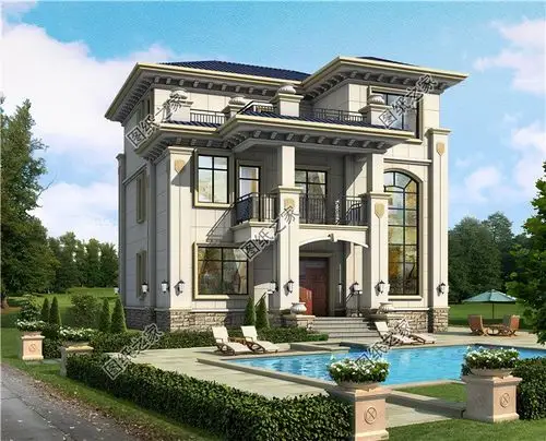 三层现代风格别墅140平方米清新脱俗当下年轻人最喜欢的设计