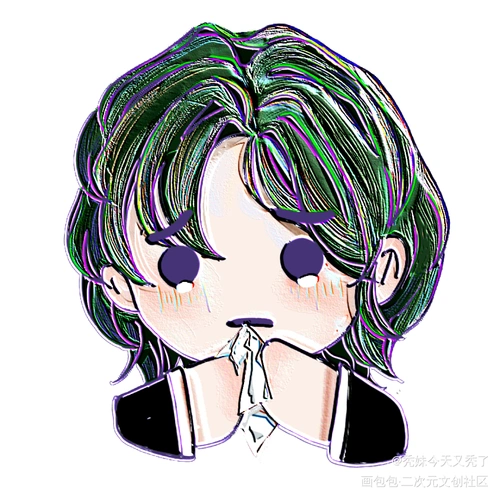 核桃_一醉经年188男团宋居寒q版绘画作品