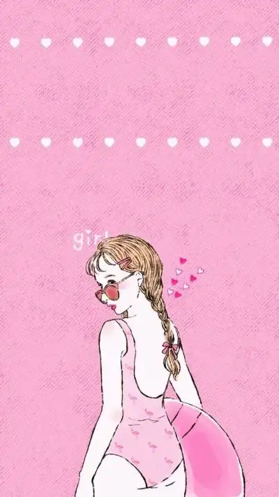 pink 粉色系 少女心 卡通 可爱 小清新 简约 森系 文艺 动漫 手绘