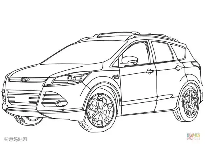 福特平面简笔画