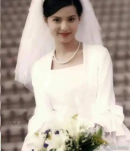 90年代女星婚纱照