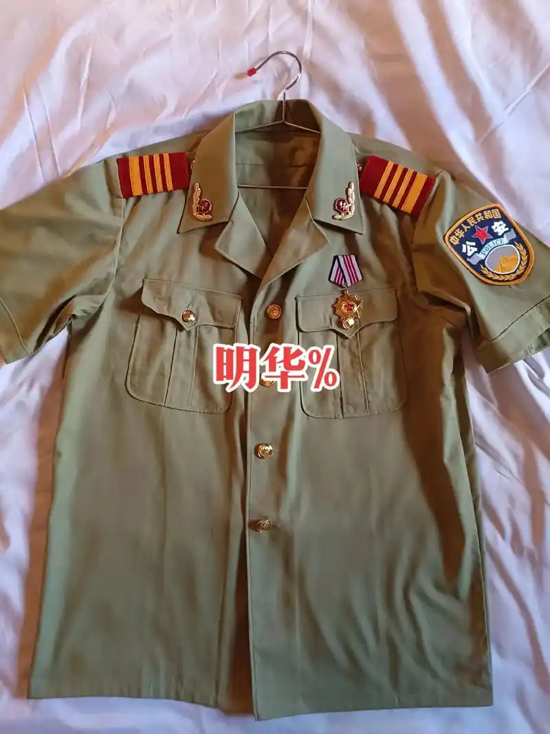 87武警士兵短袖/武警上士.公安现役部队【边/消/警】佩戴{ - 抖音
