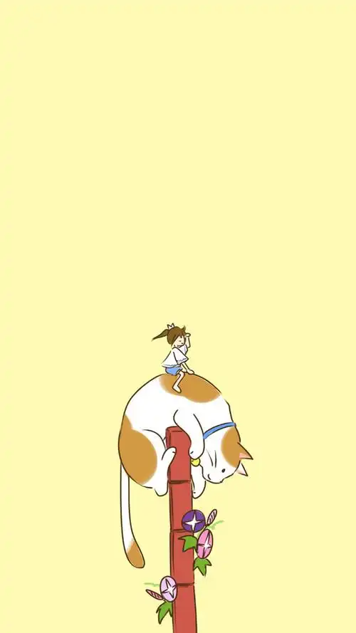 可爱卡通猫咪图片手机壁纸