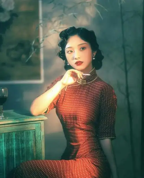 民国风怀旧复古旗袍