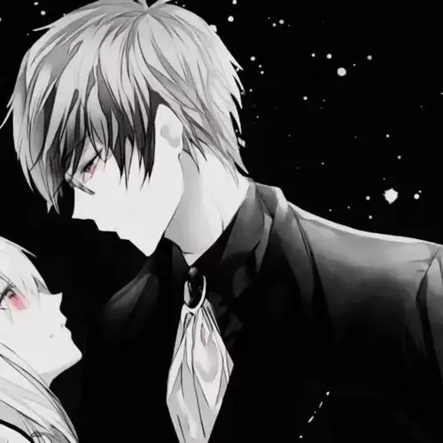 动漫情头:甜酷boys/girls都会用的黑白头像,你确定不用起来嘛?