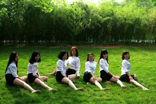 集体美女照这样拍就是美