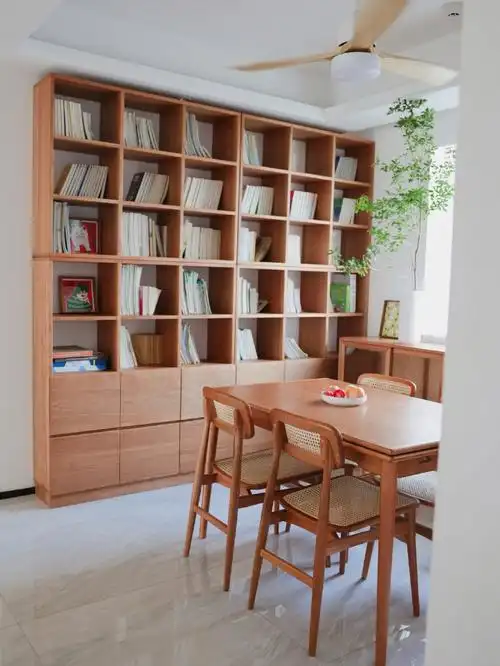 整墙书柜图书馆搬回家爱上阅读