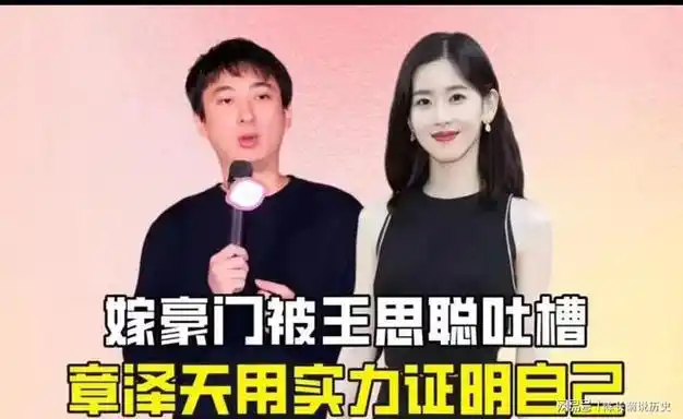 王思聪嘲讽章泽天刘强东怼他