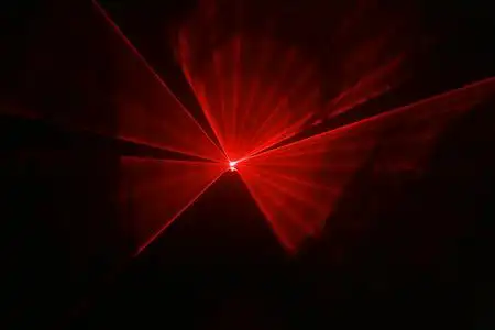 红色激光图片