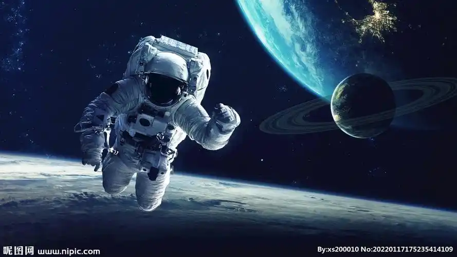 宇航员壁纸设计图__人文景观_自然景观_设计图库_昵图网nipic.com