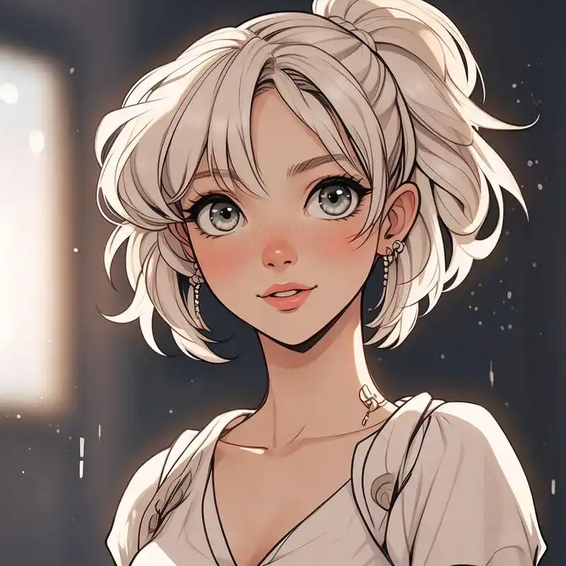 丸子头微信头像来啦95 谁能拒绝这么可爱的丸子头女生头像呢?