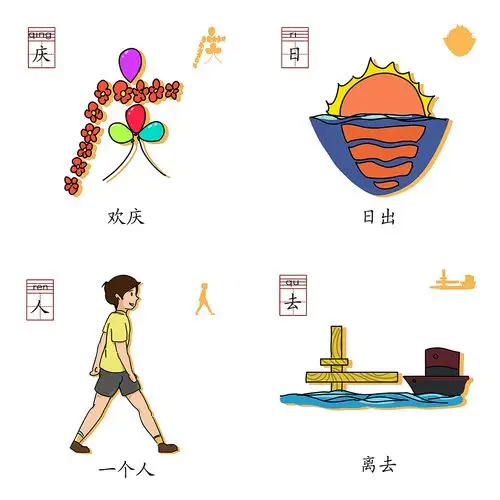 象形文字卡片设计