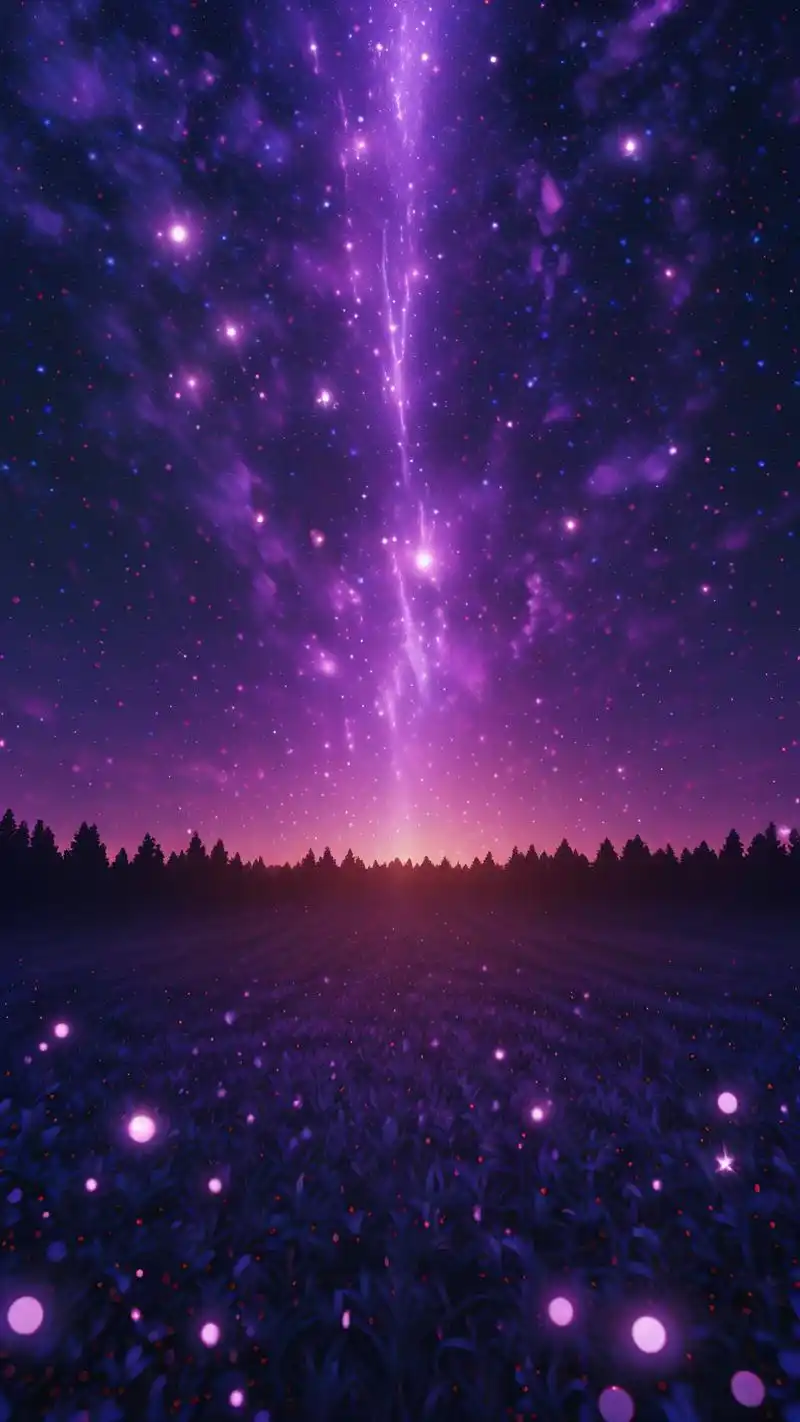 90梦幻紫色星空壁纸合集90