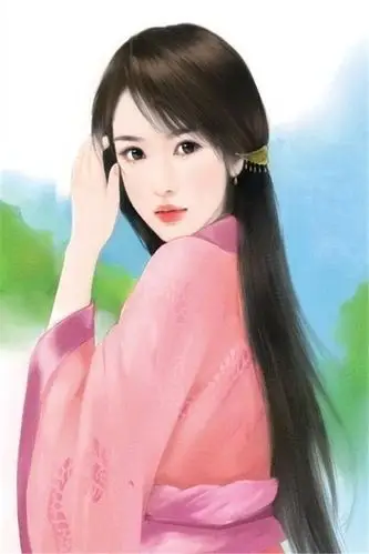 古装手绘美女图片手机壁纸下载