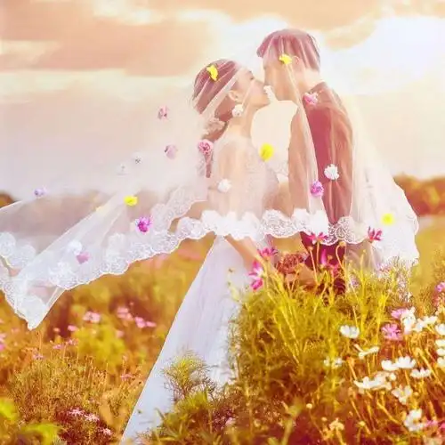 浪漫婚纱情侣头像图片愿此生相爱无怨无悔