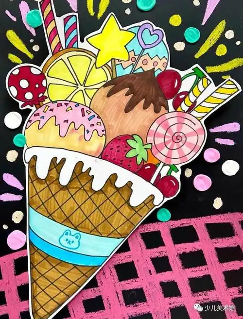 精选54张创意少儿绘画装饰线描优秀范画让孩子轻松上手